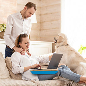 Portable Laptop Desk with Cushion Support