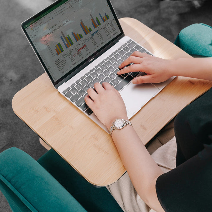 Portable Laptop Desk with Cushion Support