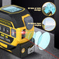 40m Laser Measure, Cross-line Laser Level, 5m Tape Measure Yellow