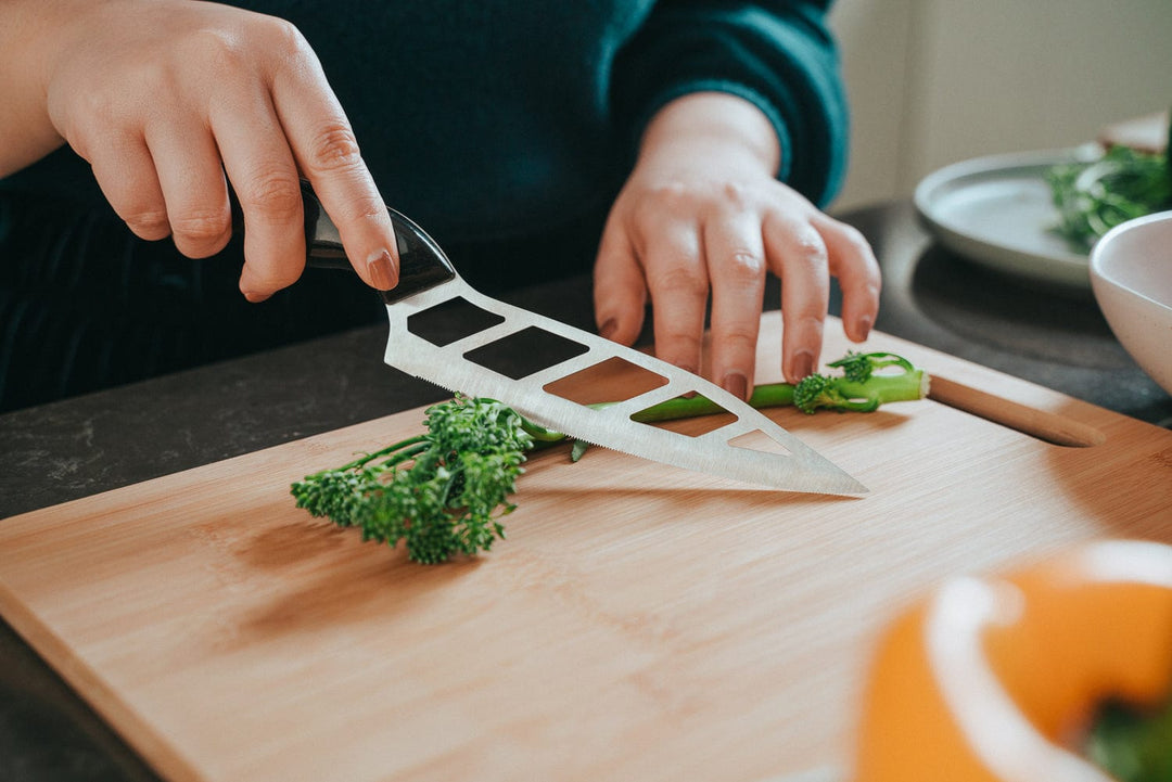 3 Pack Bamboo Cheese Cutting & Serving Chopping Board Set