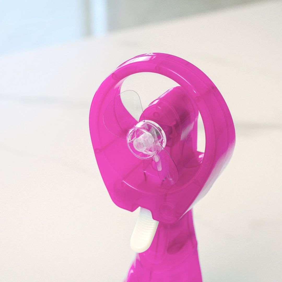 Lazy Dayz Water Spray Fan - Pink