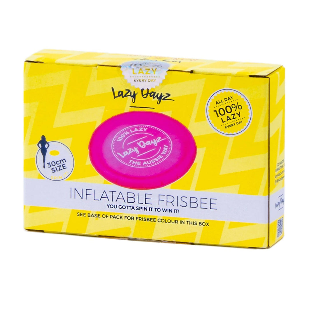 Lazy Dayz Inflatable Frisbee - Pink