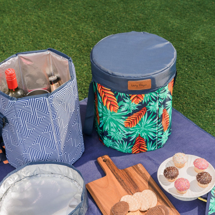 Lazy Dayz Insulated Cooler Stool - Mossman