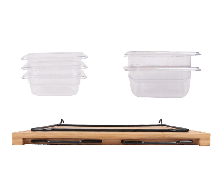 Extensible Bamboo Cutting Board Set