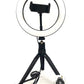 LED Studio Ring Light with Stand and Phone Holder 20cm