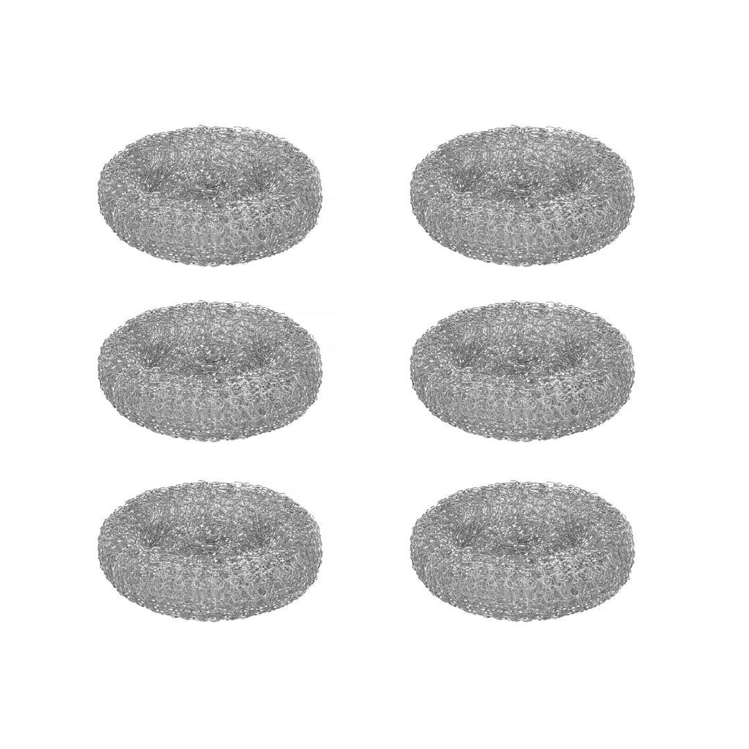 6 Pack Household Cleaning Stainless Steel Jumbo Scourers