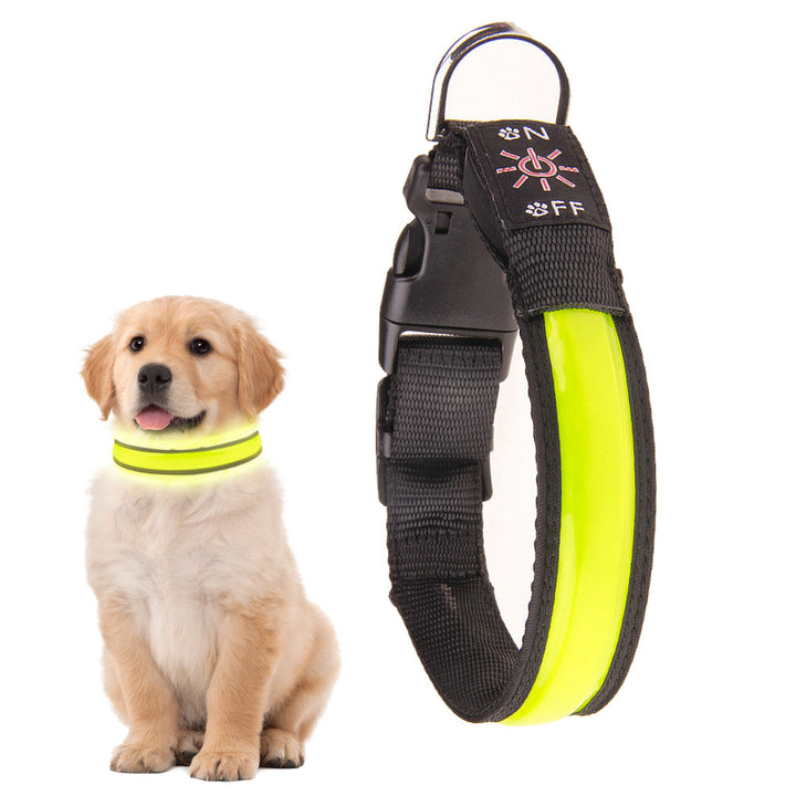 50cm Rechargeable Light-up LED Pet Collar