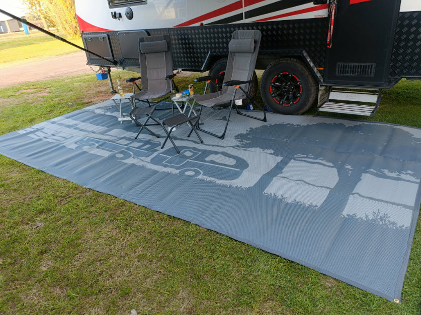 Caravan Camping 3m x 1.8m recycled mat