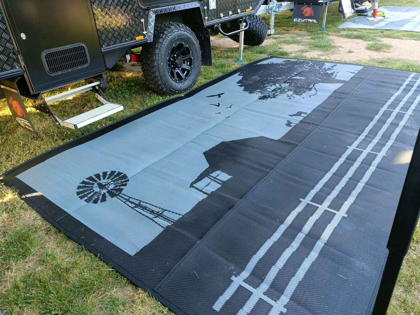 Country Grey 4m x 2.4m recycled mat