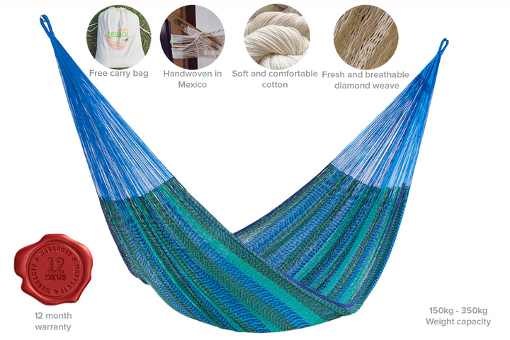 The Power nap Mayan Legacy hammock in Caribe Colour