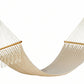 Mayan Legacy Queen Size Outdoor Cotton Mexican Resort Hammock With Fringe in Cream Colour