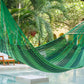 Mayan Legacy Queen Size Outdoor Cotton Mexican Hammock in Jardin Colour