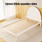 Artiss Bed Frame King Single Size Wooden White DALY