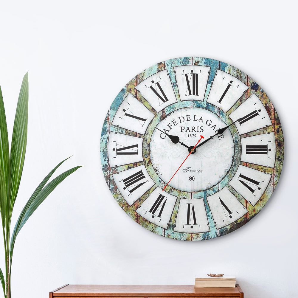 Artiss 40CM Wall Clock Rustic Design