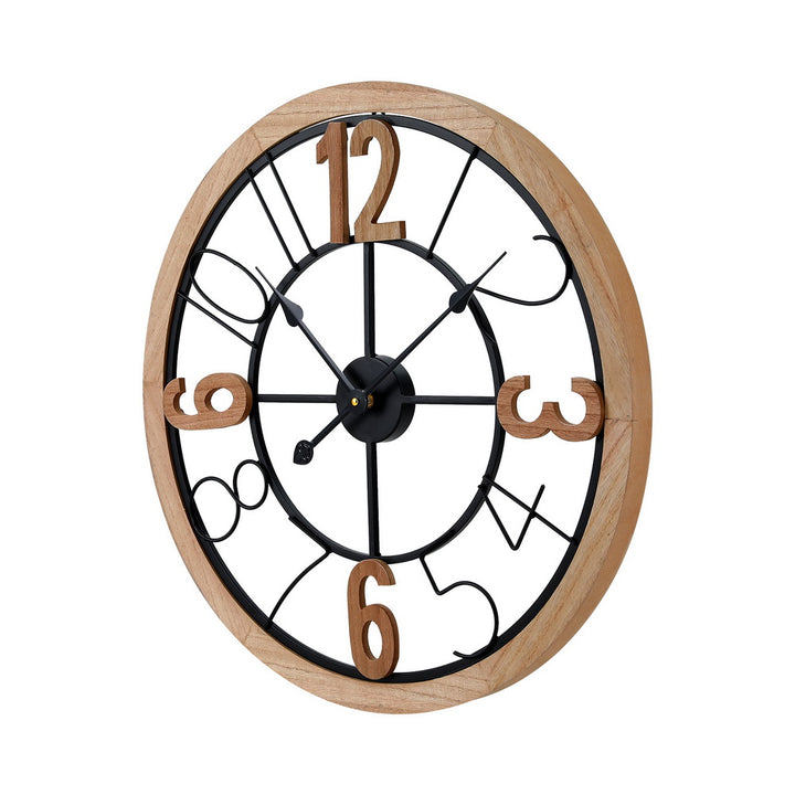 Artiss 60CM Wall Clock Wooden