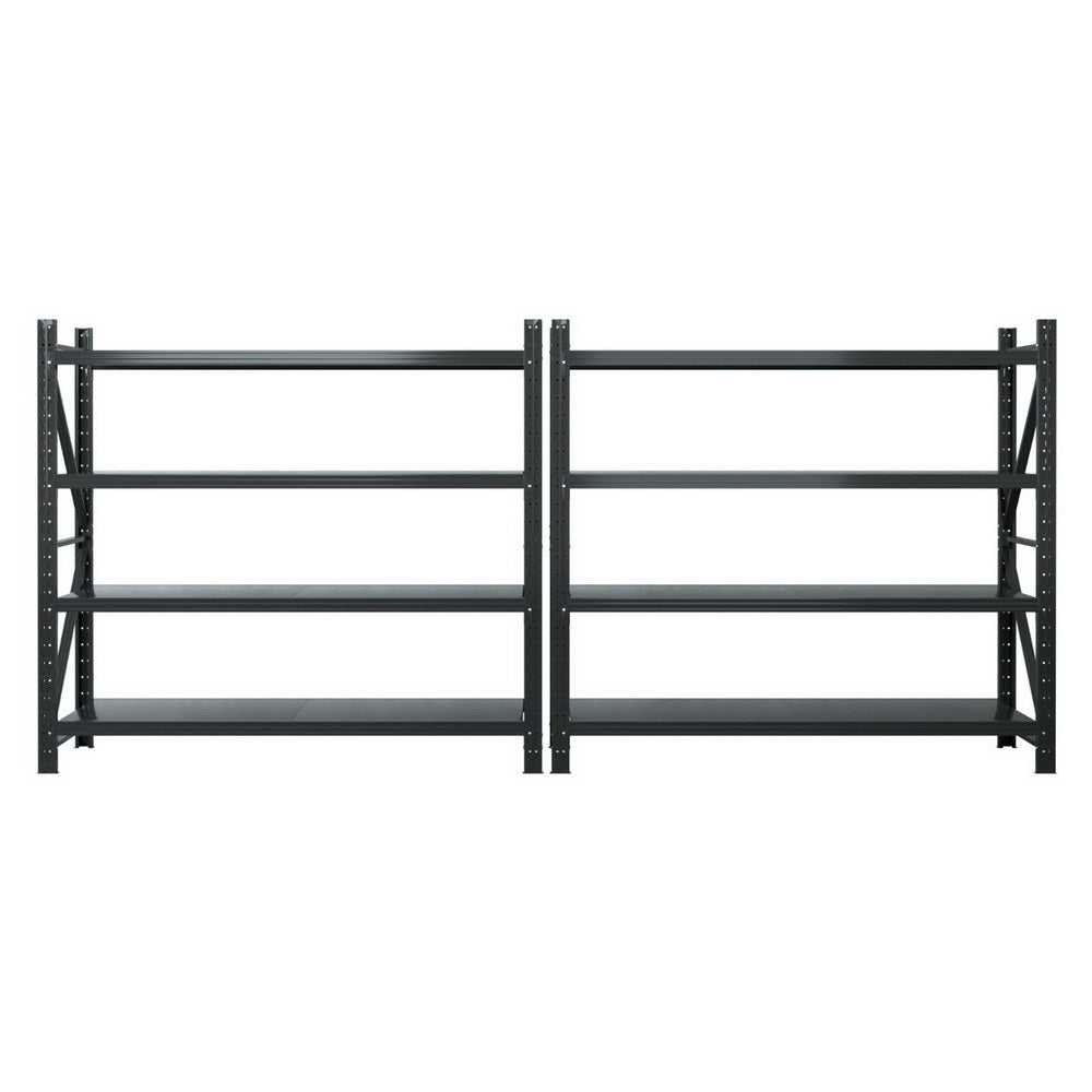 Giantz 4Mx1.8M Garage Shelving Warehouse Rack Black