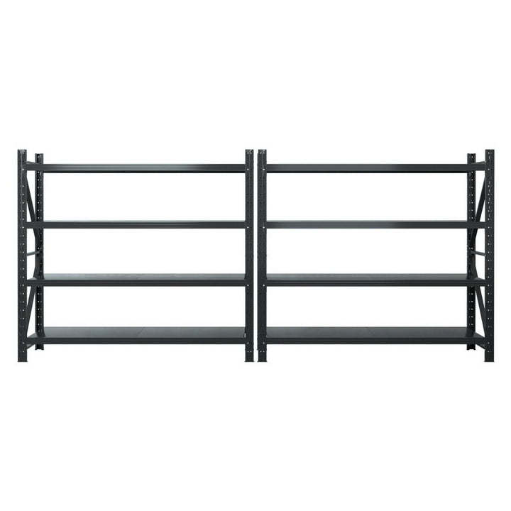 Giantz 4Mx1.8M Garage Shelving Warehouse Rack Black