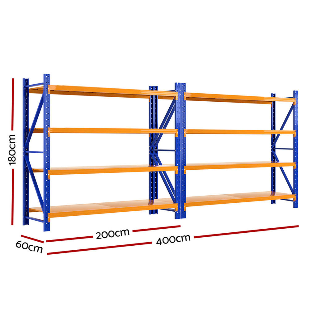 Giantz 4Mx1.8M Warehouse Shelving Garage Rack