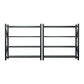 Giantz 4Mx2M Garage Shelving Warehouse Rack Black