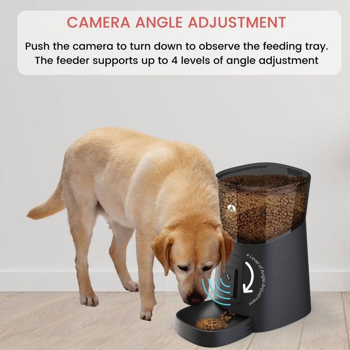 Floofi Smart Pet Feeder with Camera - Black -