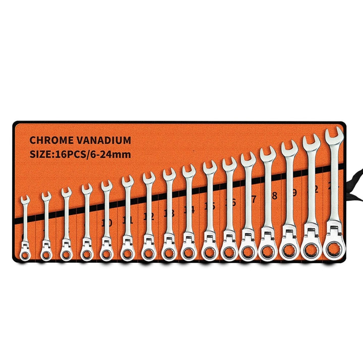 RYNOMATE 6-24mm Ratchet Spanner Set (16pcs)