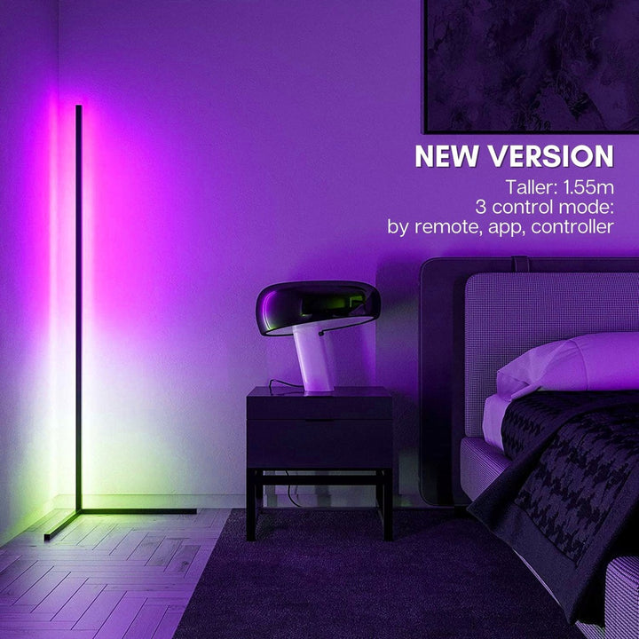 GOMINIMO RGB Corner Floor Lamp (Black)