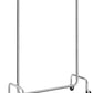 SONGMICS Heavy Duty Clothes Rack on Wheels Metal Chrome Extendable