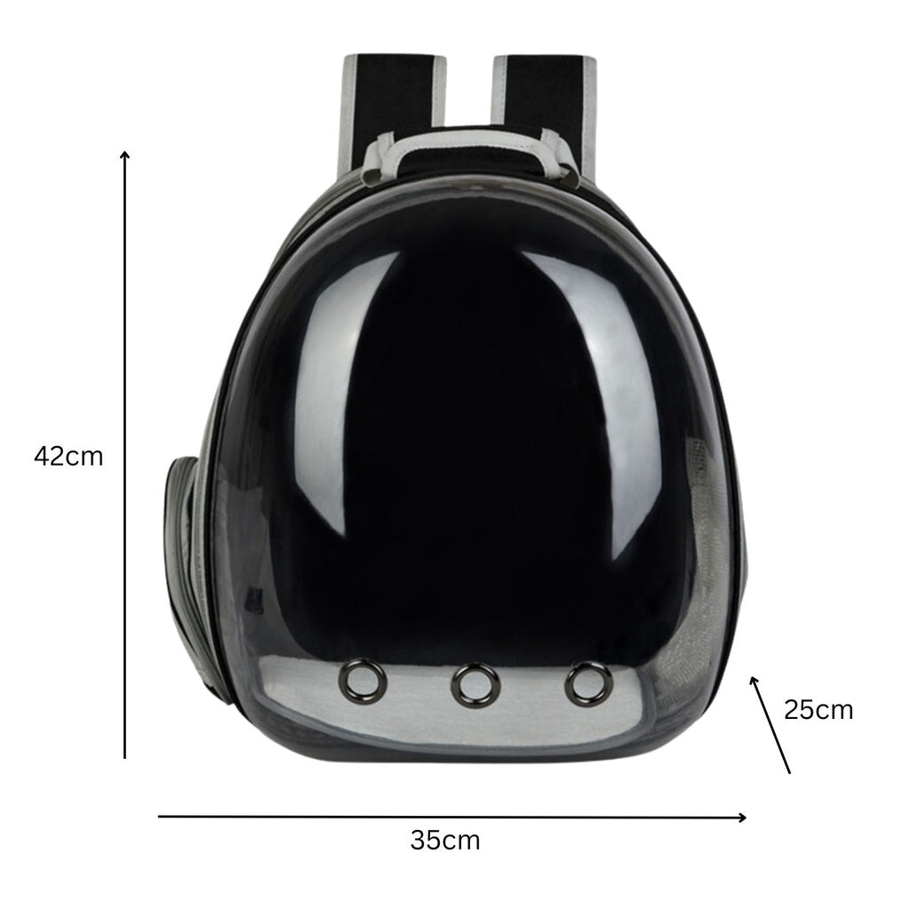 Floofi Space Capsule Backpack - Model 1 (Black)