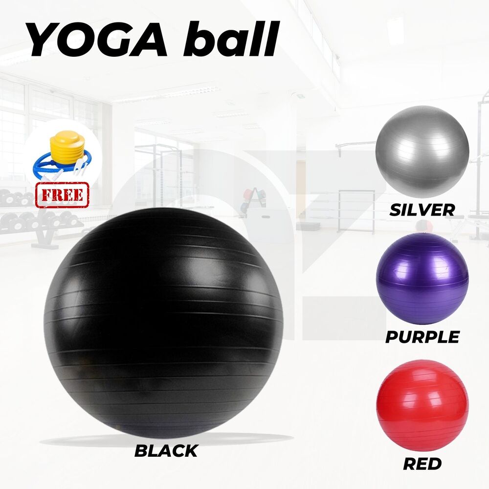 Verpeak Yoga Ball 85cm (Black)