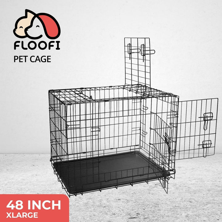 Floofi Dog Cage 48"