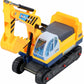 GOMINIMO Kids Ride On Sand Excavator Toy Car with Helmet