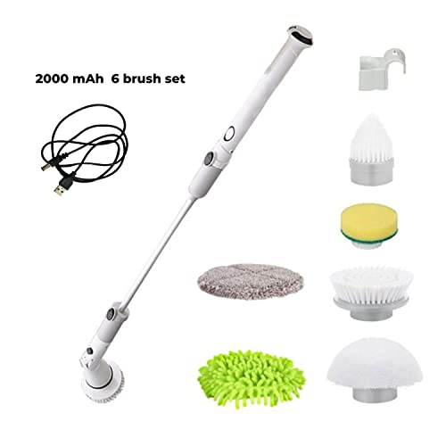 GOMINIMO Electric Spinning Scrubber 2000 mAh 6 Brush Set