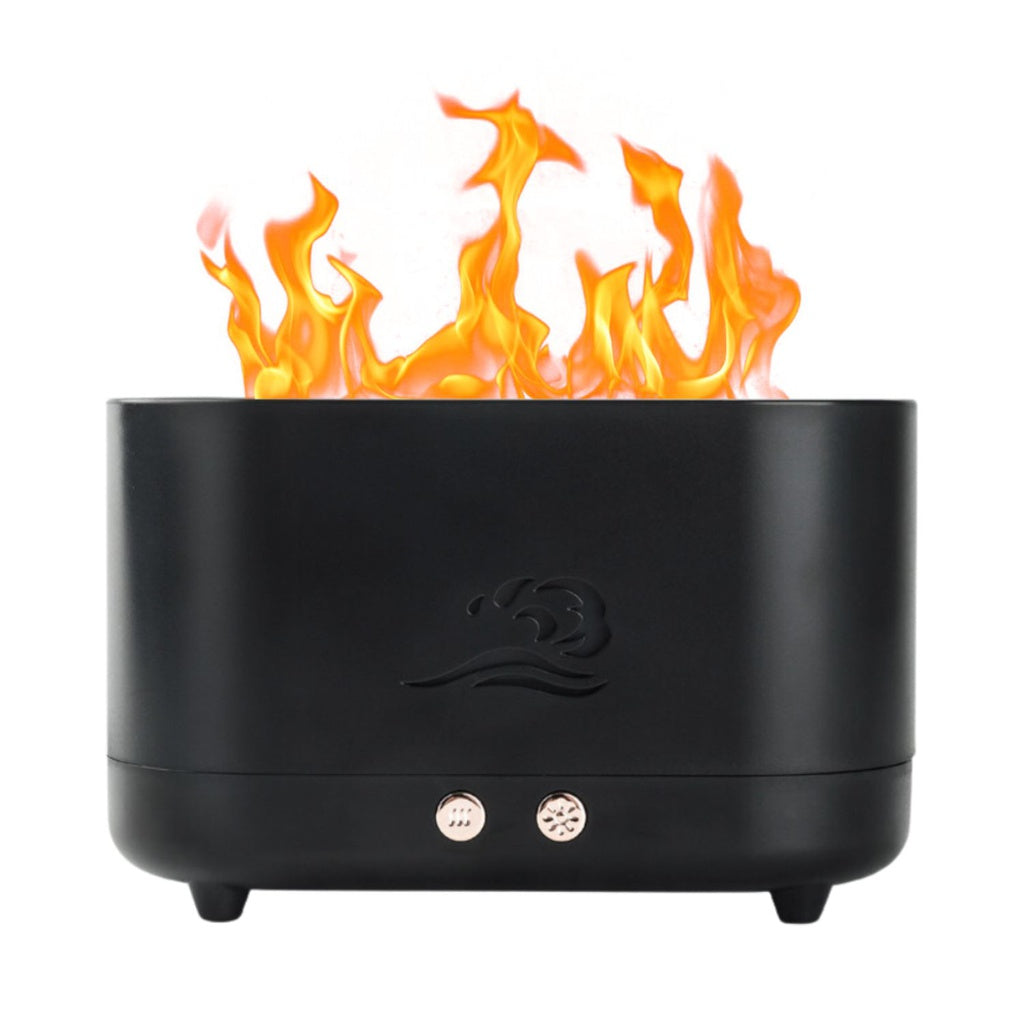 GOMINIMO Flame Humidifier Wind 225ml Black