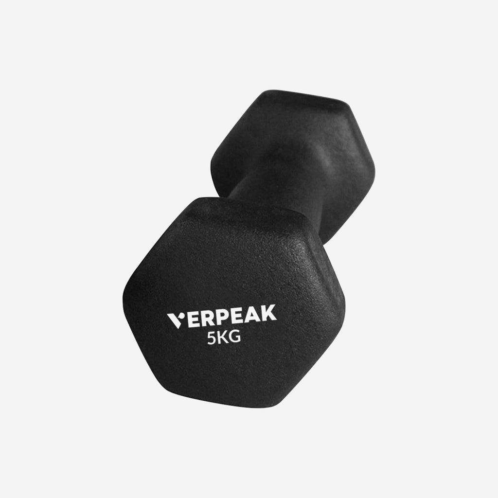 Verpeak Neoprene Dumbbell 5kg x 2 Black