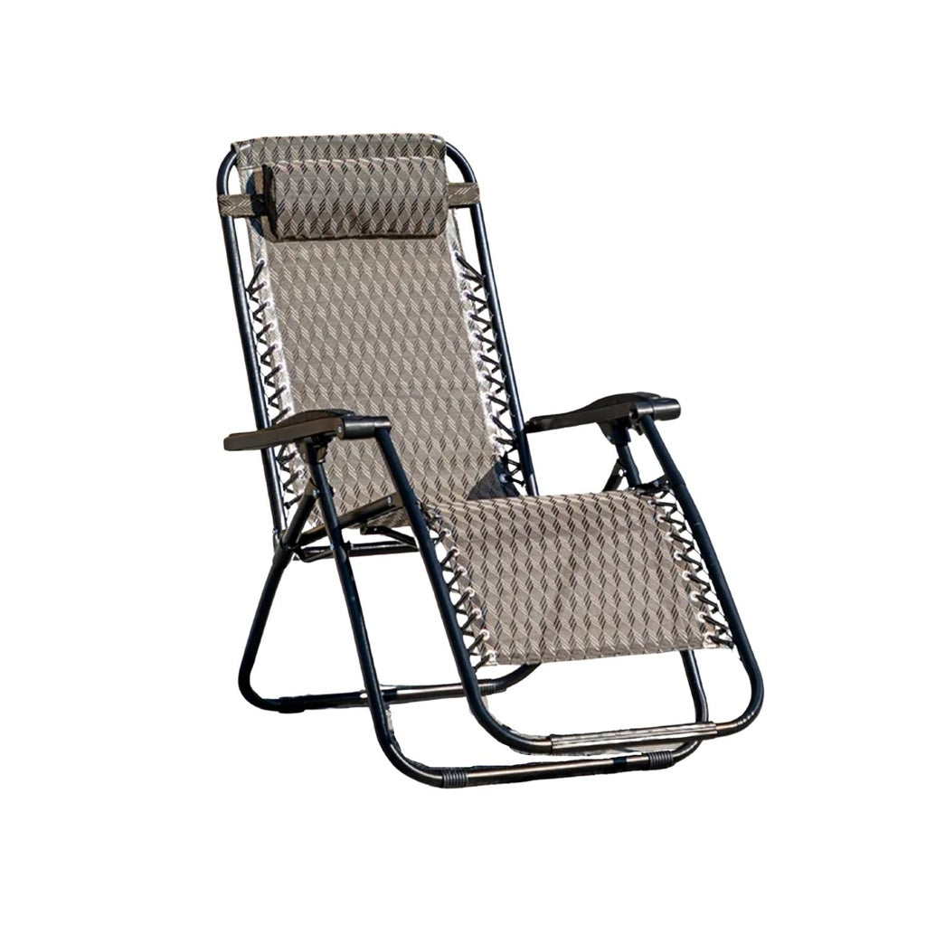 KILIROO Folding Reclining Camping Chair With Breathable Mesh (Argyle)