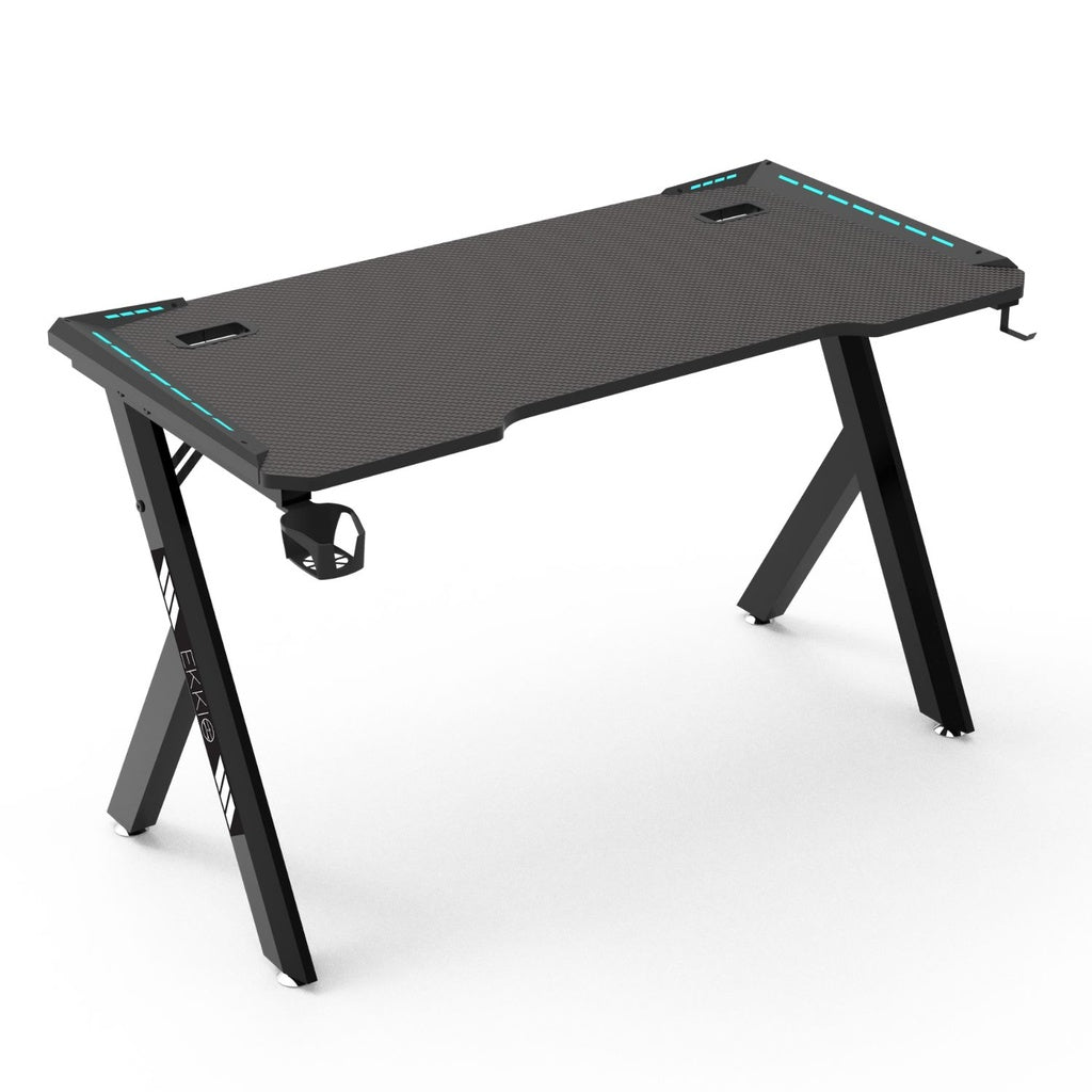 EKKIO RGB Gaming Desk Y Shape Black 100cm