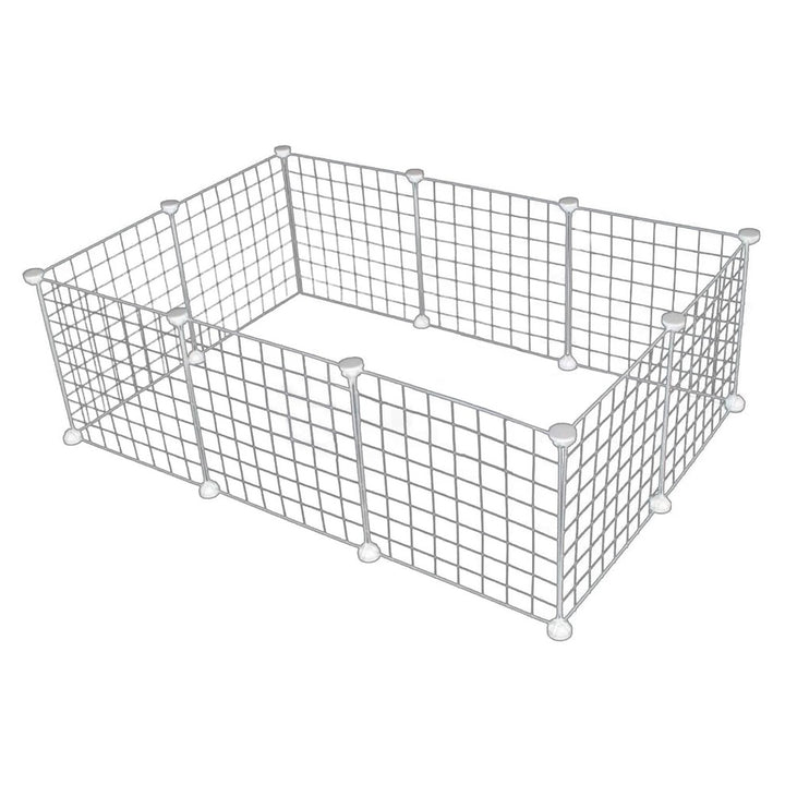 Floofi Small Pet Playpen (White)