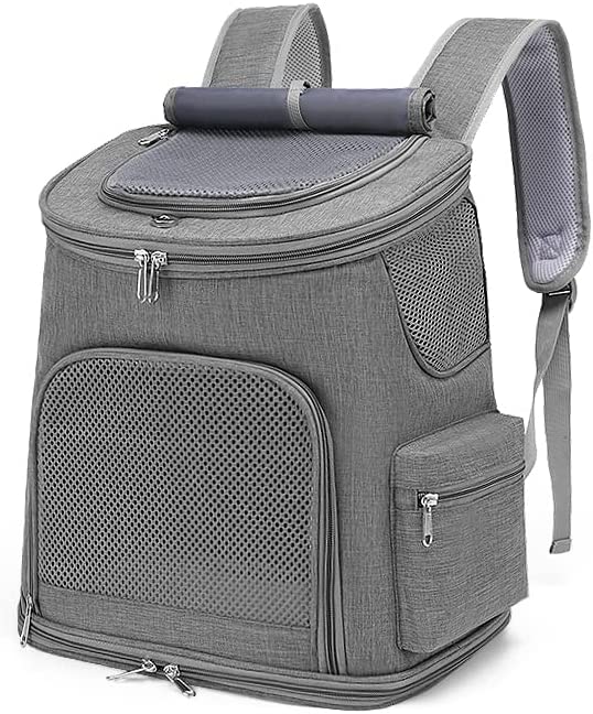 Floofi Pet Backpack -Model 2 (Grey)