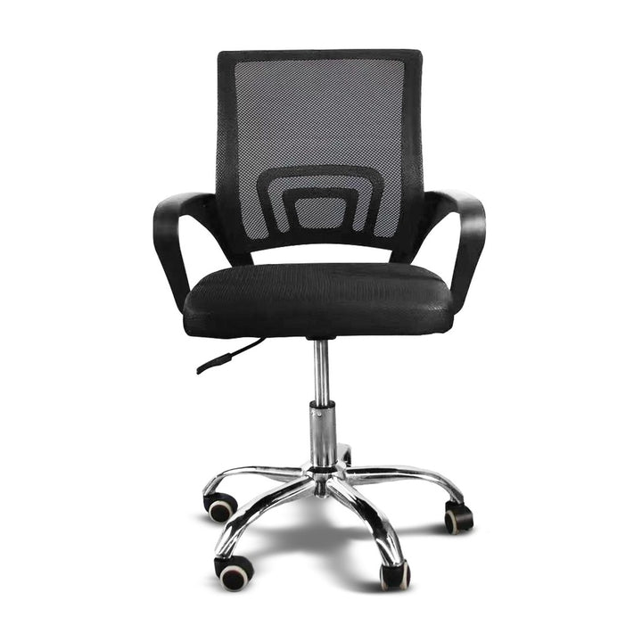 EKKIO Ergonomic Office Chair with Breathable Mesh Design and Lumbar Back Support (Black)