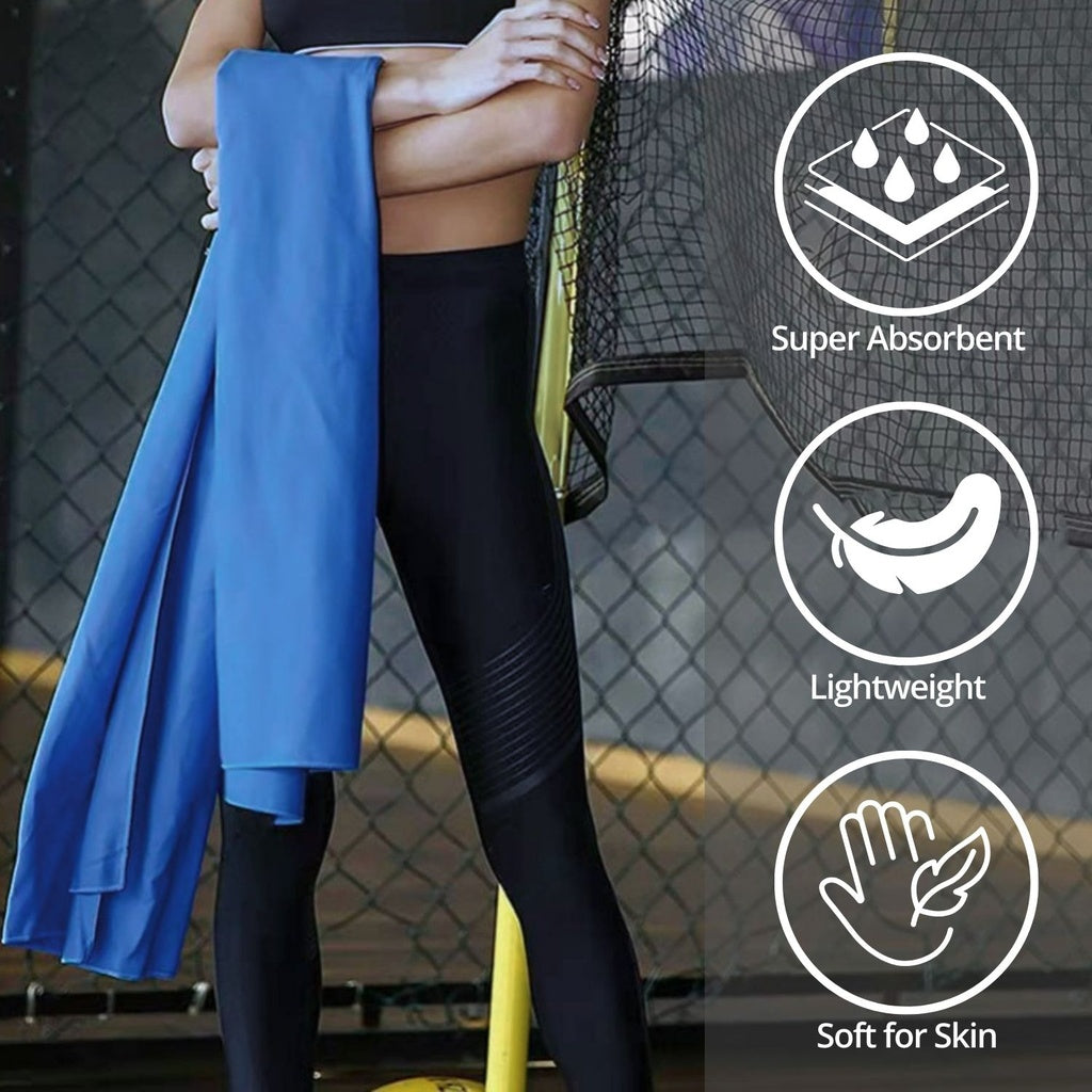 VERPEAK Quick Dry Gym Sport Towel 80*130CM (Dark Blue)