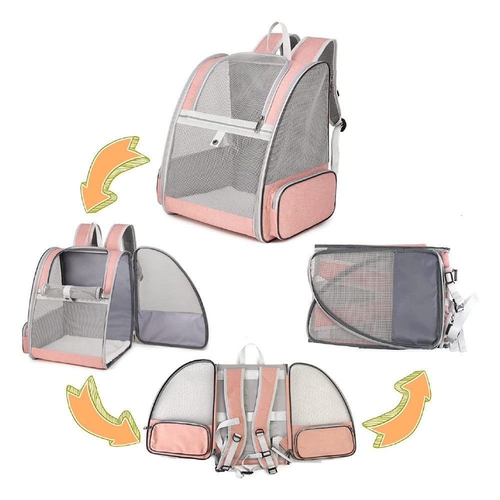 Floofi Pet Backpack -Model 1 (Pink)