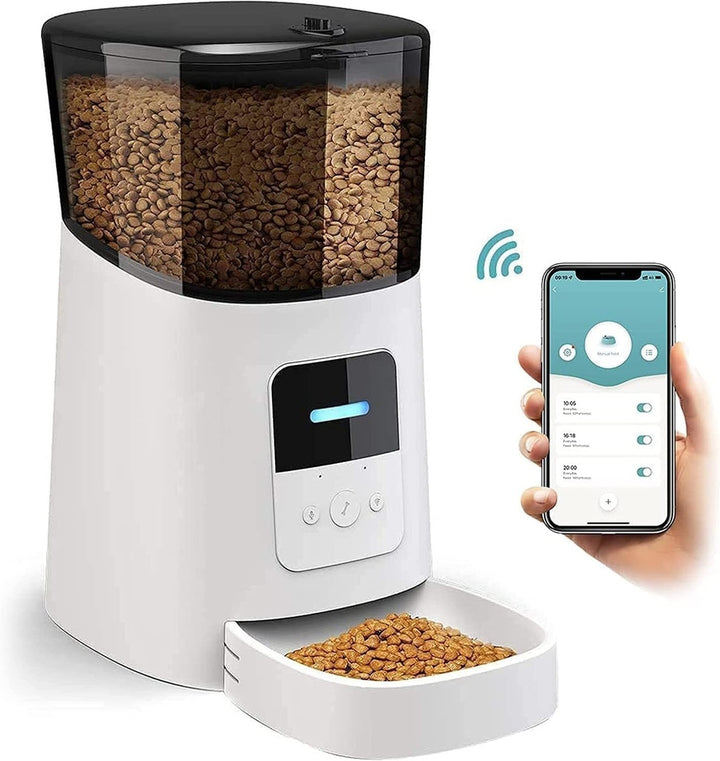 FLOOFI WiFi 6L Automatic Pet Feeder (White)