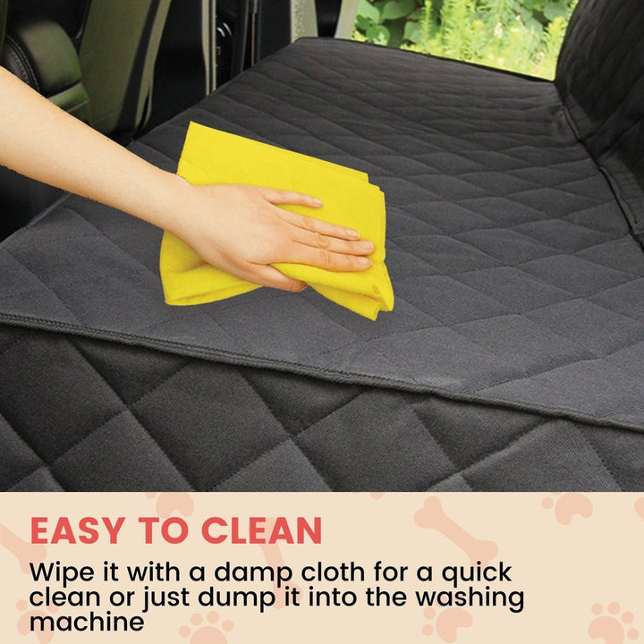 Floofi Pet Car Back Seat Cover Waterproof Safety -