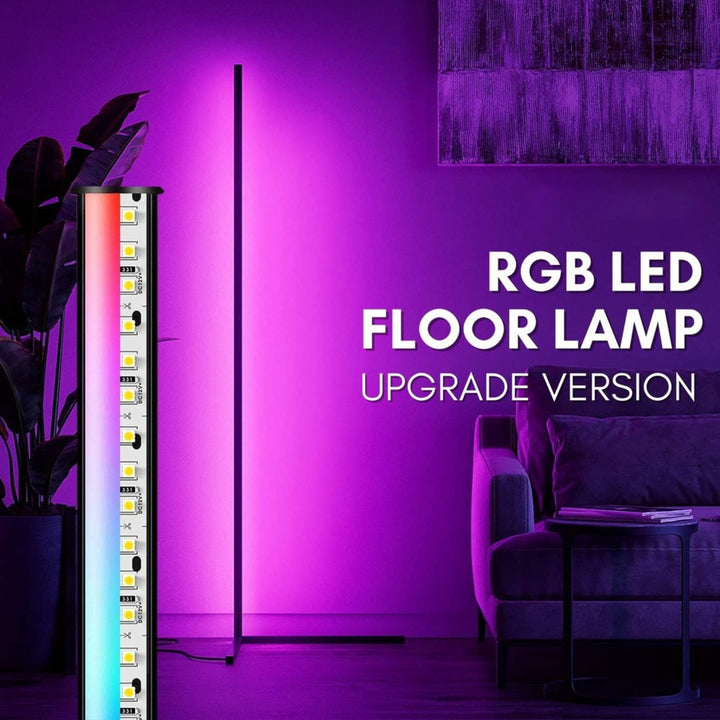 GOMINIMO RGB Corner Floor Lamp (Black)