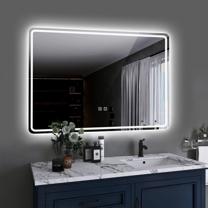 GOMINIMO LED Mirror with Bluetooth Speaker 1000mm Rectangle