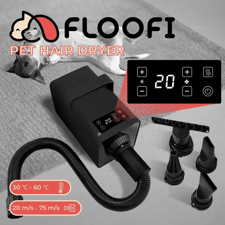 Floofi Pet Hair Dryer (Black)