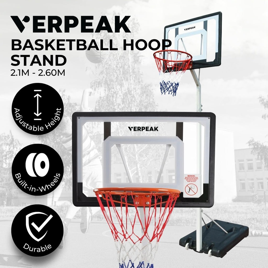 Verpeak Basketball Hoop Stand ( 2.1M - 2.60M )