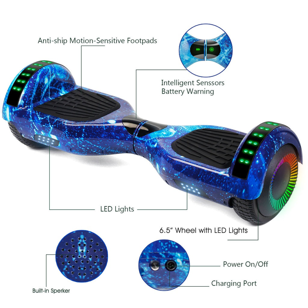 Funado Smart-S W1 Hoverboard Blue Sky