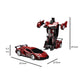 GOMINIMO Transform Car Robot Sport Car with Remote Control (Red)