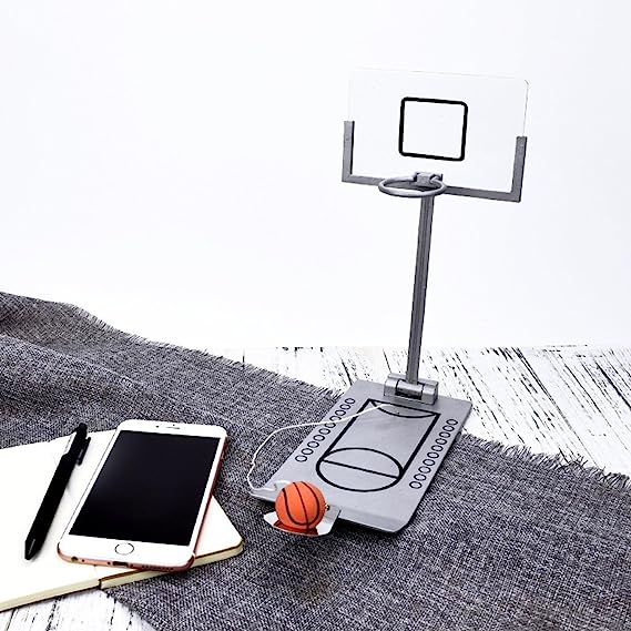 GOMINIMO Miniature Basketball Game Toy (Silver)